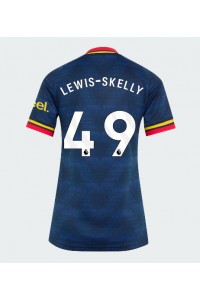 Arsenal Myles Lewis-Skelly #49 Jalkapallovaatteet Naisten Vieraspaita 2026-27 Lyhythihainen